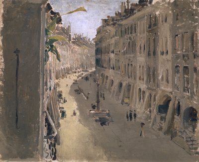 Justice Alley i Bern, ca 1880-90 av Albert Anker