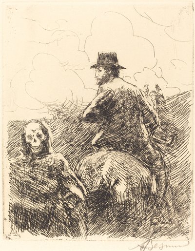 Fara passerad (Danger pass) av Albert Besnard