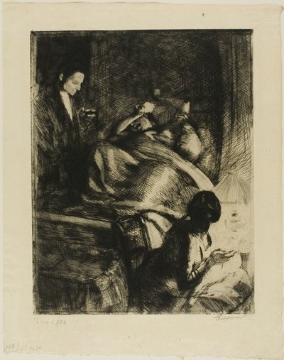 Leverans, plåt tre från Woman av Albert Besnard