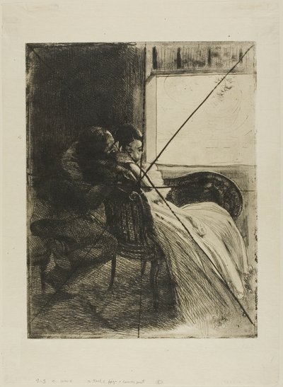 Flirt, platta sex från Woman av Albert Besnard