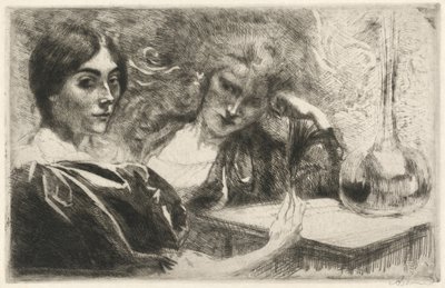 Morfinmissbrukare (Morphinomanes) av Albert Besnard
