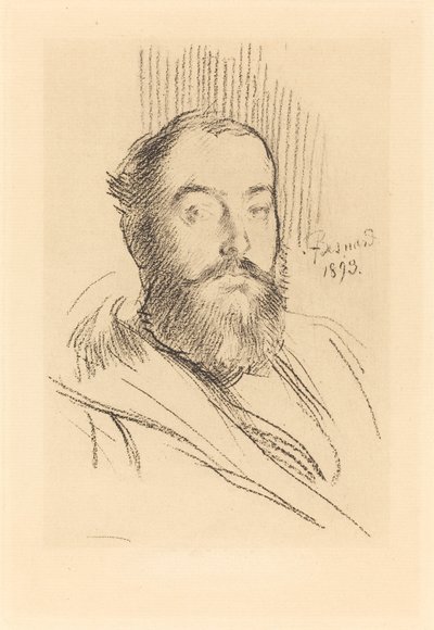 Självporträtt av Albert Besnard