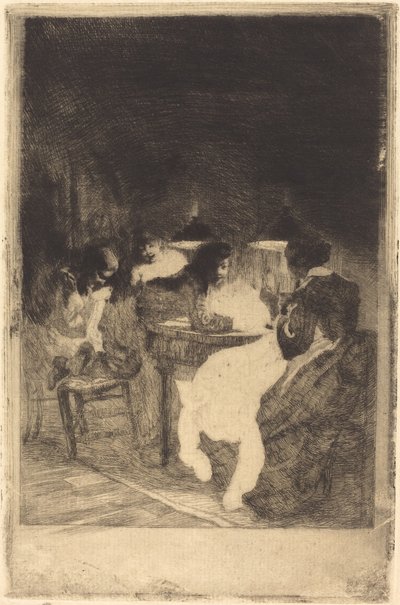 Pierre Clémenceaus barndom av Albert Besnard