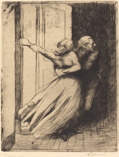Våldtekten (Le Viol) av Albert Besnard