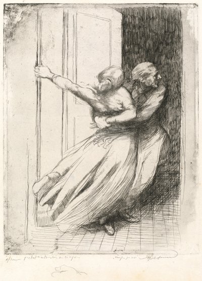 Våldtekten (Le Viol) av Albert Besnard