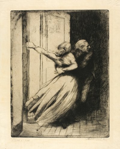 The Rape, platta åtta från Woman av Albert Besnard
