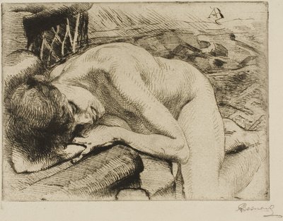 Den sovande modellen av Albert Besnard
