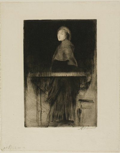 Kvinna i en udde av Albert Besnard