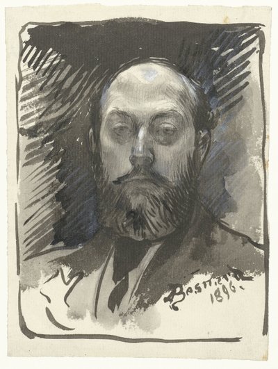 Självporträtt av Albert Besnard