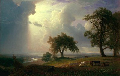 Våren i Kalifornien  av Albert Bierstadt