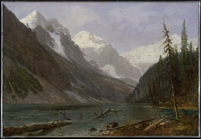Kanadensiska Klippiga bergen (Lake Louise) av Albert Bierstadt