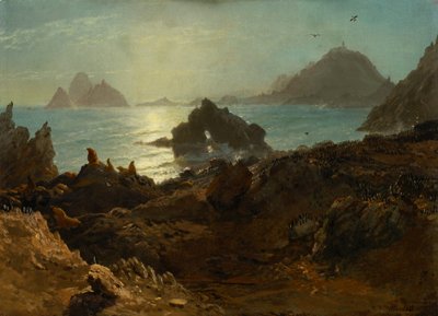 Farallonöarna, Stilla havet, Kalifornien av Albert Bierstadt