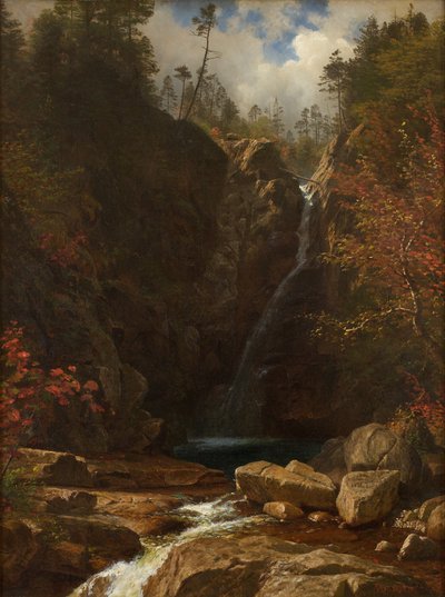 Glen Ellis Falls av Albert Bierstadt