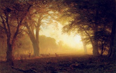 Kaliforniens gyllene ljus av Albert Bierstadt