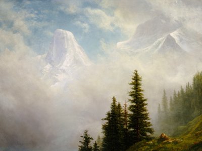 Högt uppe i bergen av Albert Bierstadt