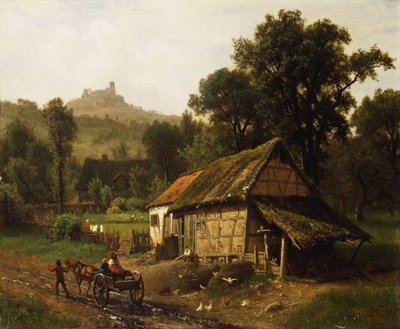 In the Foothills, 1861 av Albert Bierstadt