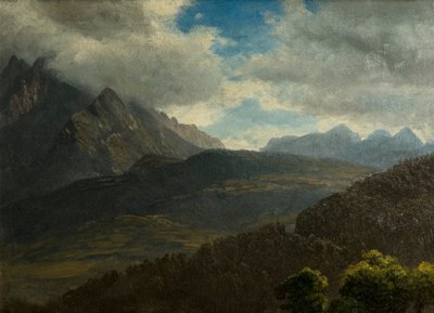 I Klippiga bergen av Albert Bierstadt