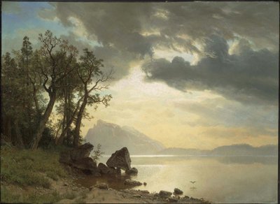 Lake Tahoe, Kalifornien av Albert Bierstadt