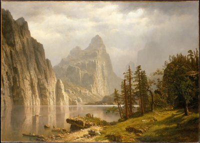 Merced River, Yosemitedalen av Albert Bierstadt