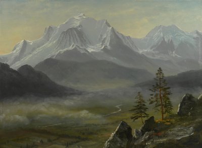 Mont Blanc av Albert Bierstadt