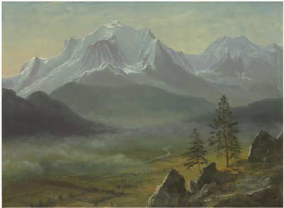 Mont Blanc av Albert Bierstadt
