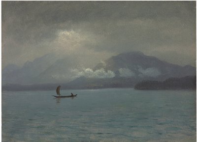 Nordvästra kusten, c.1889 av Albert Bierstadt