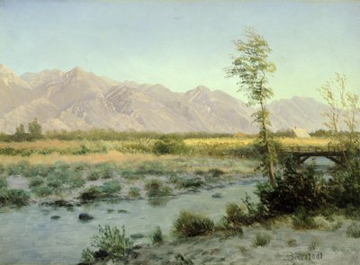 Prärielandskap av Albert Bierstadt