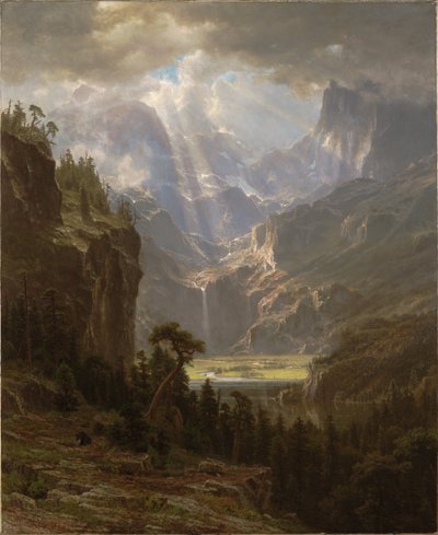Rocky Mountains, ”Lander’s Peak” av Albert Bierstadt