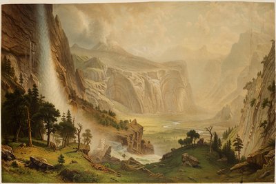 Yosemites kupoler av Albert Bierstadt
