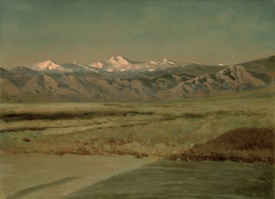 The Grand Tetons, Wyoming av Albert Bierstadt