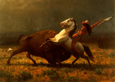 The Last of the Buffalo, ca 1888 av Albert Bierstadt