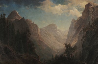 Utsikt i Yosemite Valley av Albert Bierstadt