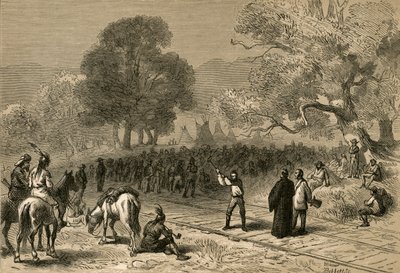 Färdigställande av Pacific Railroad, 1878. av Albert Bobbett