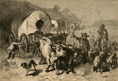 Emigration till Västlandet, 1877. av Albert Bobbett