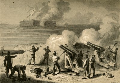 Attacken av Fort Sumter, 1878. av Albert Bobbett