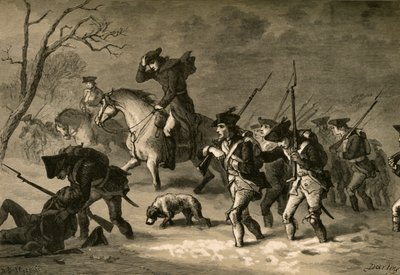The March of the Valley Forge, 1877. av Albert Bobbett