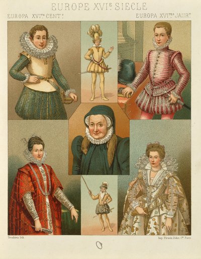 "Le Costume Historique" (The Complete Costume History) av Auguste Racinet, volym IV av Albert Charles August Racinet