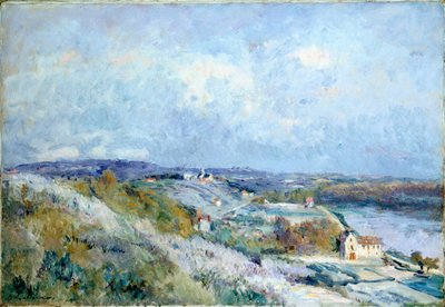 The Fields of Herblay på våren av Albert Charles Lebourg