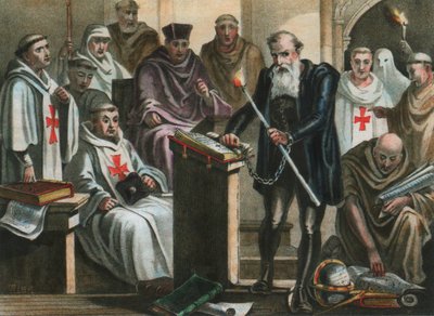 Galileo Galilei inför det heliga kontoret av Albert Chereau