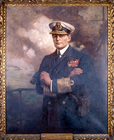 Amiral of the Fleet, Earl Beatty, 1920 av Albert Chevallier Tayler