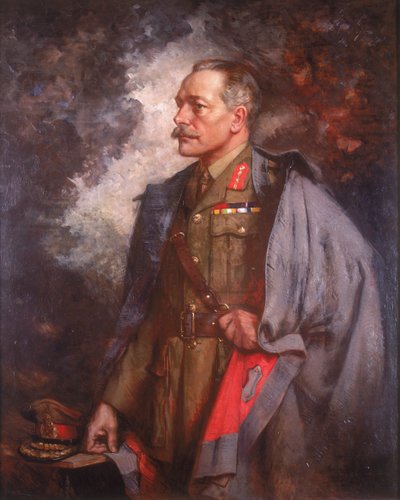"Field Marshall the Earl Haig", 1920 av Albert Chevallier Tayler