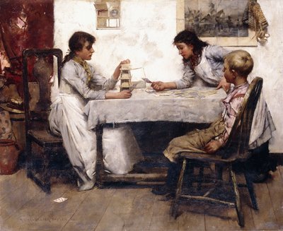 Korthuset, 1888 av Albert Chevallier Tayler