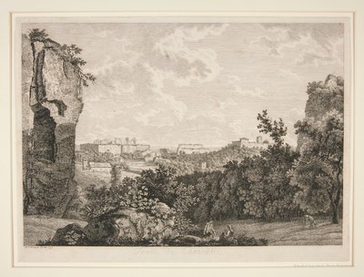 Caracalla-baden, Rom av Albert Christoph Dies