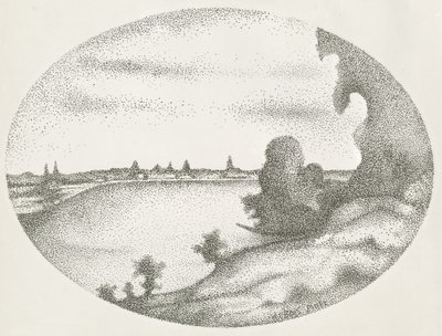 Ett flodlandskap av Albert Dubois Pillet