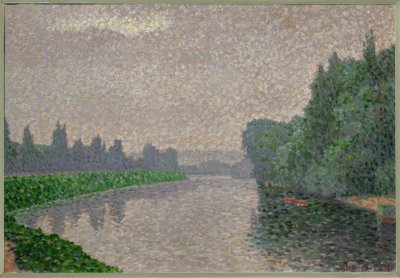 Marne i gryningen av Albert Dubois Pillet
