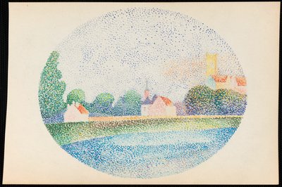 Morgon på Marne vid Meaux av Albert Dubois Pillet