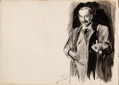 Asher Wertheimer efter John S. Sargent av Albert Edelfelt