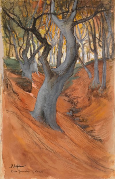 Boks skog av Albert Edelfelt