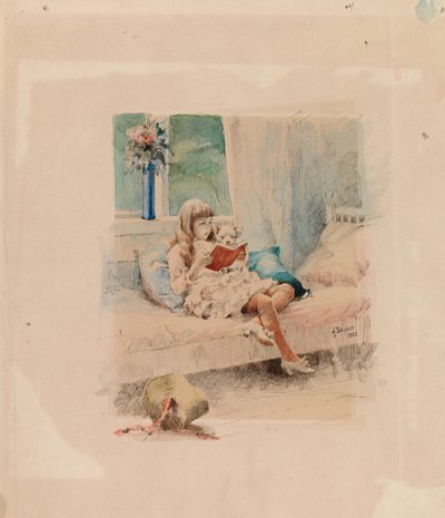 Kära vänner III (Berta och Capi) av Albert Edelfelt