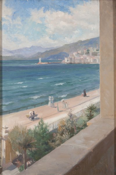 Från mitt fönster i Cannes av Albert Edelfelt